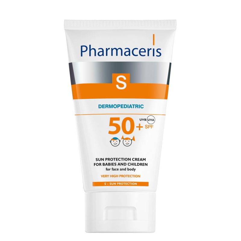 PHARMACERIS S-DERMOPEADIATRIC FACE &  BODY CREAM SPF50+ 125ML