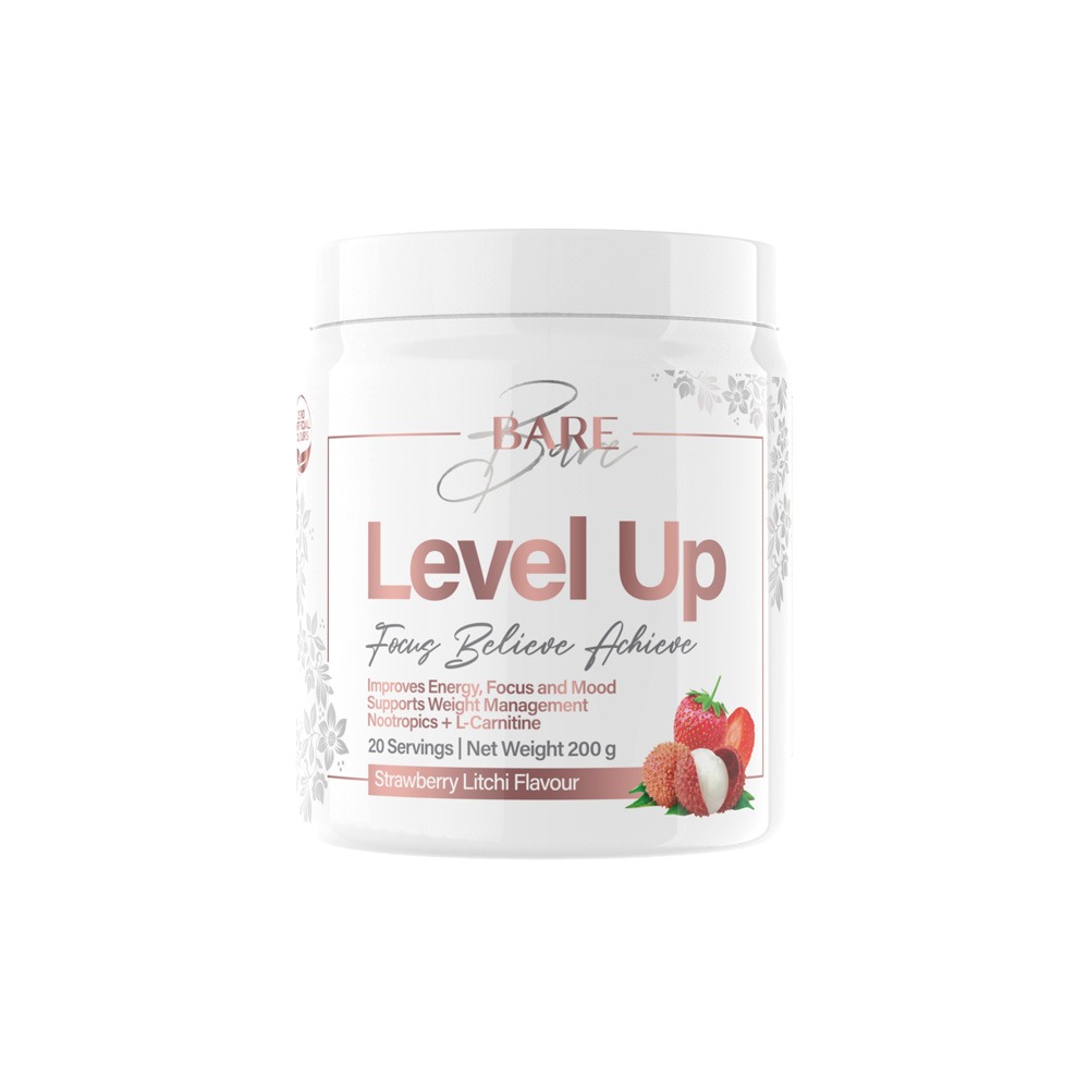 Bare Level Up Powder - Strawberry & Litchi