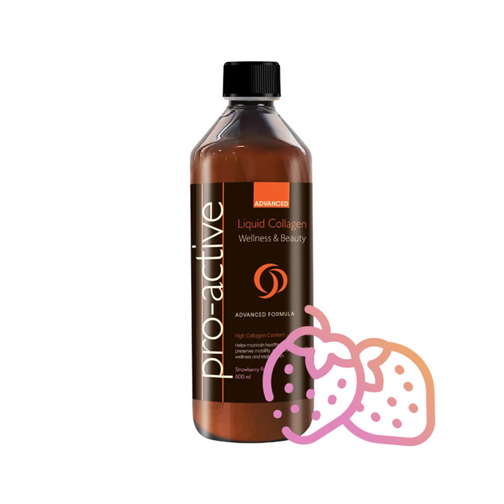 ProActive Collagen Strawberry 600ml