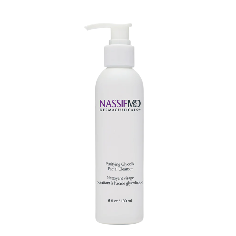 NassifMD Purifying Glycolic Facial Cleanser 180ml