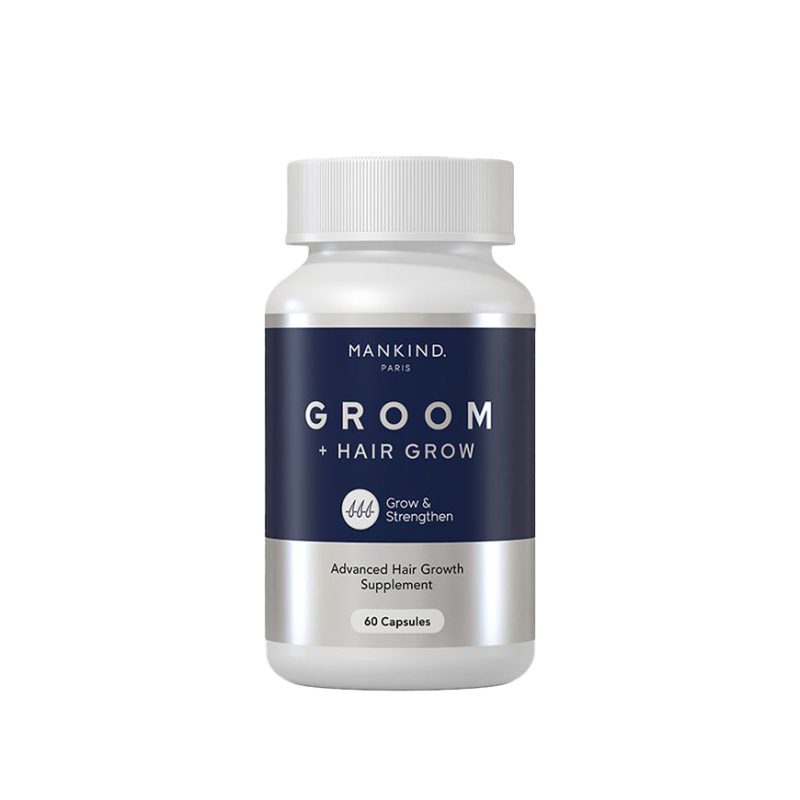 MANKIND GROOM + HAIR GROWTH 60 CAPSULES
