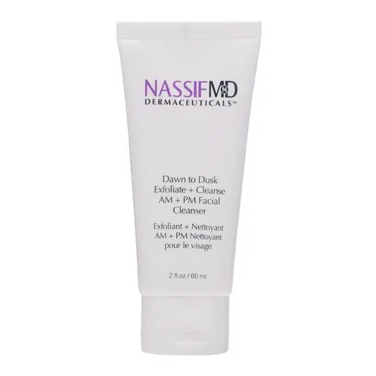 NassifMD Dawn to Dusk Exfoliate + Cleanse (AM & PM) Facial Cleanser 120ml